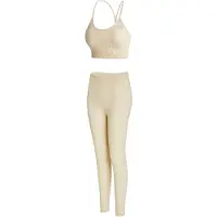 Yeaz Sportanzug "Set CHARM", Damen, Gr. L, beige, Obermaterial: 87% Nylon NY. 13% Elasthan EL., Sportanzüge Sportanzug