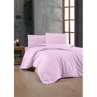 L'essentiel Maison , Hochwertiges Ranforce XXL Bettwäsche Set (1 Stück), Lila, 155 x 220 cm | 100% Baumwolle, 117 gr/m² | Inklusive 80 x 80 cm Kissenbezug | Perfekt für stilvolle Schlafzimmer.