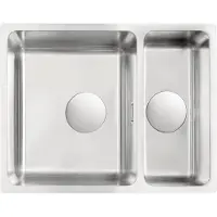 Deante 1.5-bowl undermount steel sink