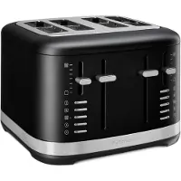 KitchenAid 4-Scheiben Toaster 5KMT4109 Matt Schwarz