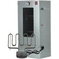 ITA Elektrischer Räucherofen 7000 - Premium Räucherschrank mit Elektroheizung - Legierter Stahl, mit Sichtfenster & Thermometer - Qualität EU