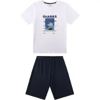 Sanetta Pyjama Homewear Bequem sitzend Pyjama short Teens Sharks