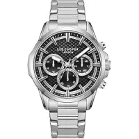Lee cooper Herrenuhr LC08049.350 aus Edelstahl - modisch