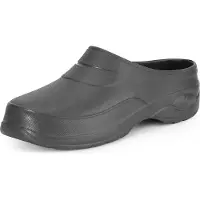 Ladeheid Damen und Herren leichte Eva Clogs Gartenclogs Gartenschuhe KL037(Grau, 39)