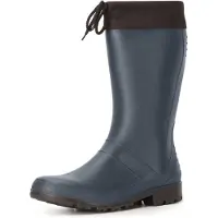 Ladeheid Damen und Herren PVC Gummistiefel LA-958 (Navy, 38 EU)