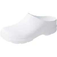 Ladeheid Damen und Herren leichte Eva Clogs Gartenclogs Gartenschuhe LA-858 (Weiß, 38)