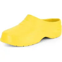 Ladeheid Damen und Herren leichte Eva Clogs Gartenclogs Gartenschuhe KL037(Gelb, 39)