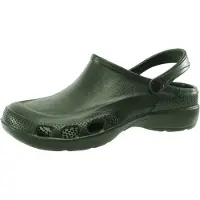Ladeheid Damen und Herren federleichte Eva Clogs LA-885 (Grün2909, 38 EU)