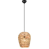 TRIO Country Pendelleuchte Jean Ø 29cm Rattan