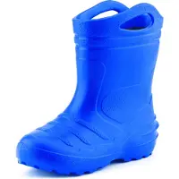 Ladeheid Kinder Mädchen Jungen federleichte Eva Thermo Gummistiefel gefüttert KL051 (Blau, 26)