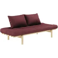 Karup Pace Daybed Klarlackiert Mit 4-schicht-mischmatratze Bordeaux | 200101710
