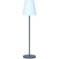 Newgarden Lola Slim 120 Solar-Stehlampe anthrazit 120, dimmbar, schwarz, Metall