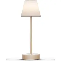 Newgarden Lola Slim LED-Tischlampe Akku, messing