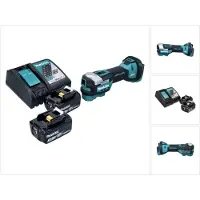Makita DTM 52 RF Akku Multifunktionswerkzeug 18 V Starlock Max Brushless + 2x Akku 3,0 Ah + Ladegerät