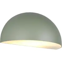 TRIO Außenwandleuchte MAAS, grün, Breite 27 cm, Metall, IP44