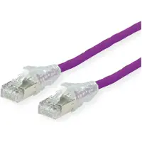 Secomp DÄTWYLER Patchkabel Cat.6A (Class EA) S/FTP, CU 7702 flex LSOH, AMP v2, violett, 10 m