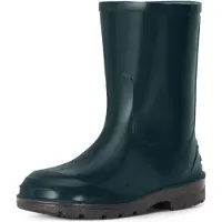 Ladeheid Kinder Mädchen Jungen Gummistiefel Regenstiefel LA-939 (Dunkelgrün, 25 EU)