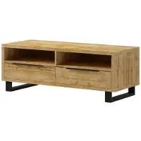IMS Helvetia Lowboard Halle TV-Unterschrank 124x50x50cm Eiche Wotan mit Schubladen