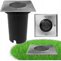 Eco-Light Quadratische Auffahrleuchte ON-1K GU10 Eco Light