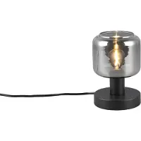TRIO - Tischlampe MATARO - Schwarz - 12x12x18 cm