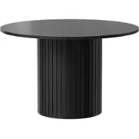 Feldmann-Wohnen Esstisch Zama Küchentisch 120x120x75cm Farbe wählbarschwarz