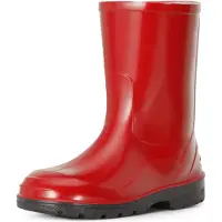 Ladeheid Kinder Mädchen Jungen Gummistiefel Regenstiefel LA-939 (Rot-2, 26 EU)