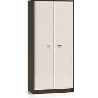 Feldmann-Wohnen Kleiderschrank Avante 89x52x195cm Windmill Eiche dunkel Cashmere Hochglanz 2-türig