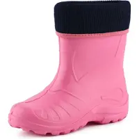 Ladeheid Kinder Mädchen Jungen Federleichte Eva Thermo Gummistiefel Gefüttert KL058 (Hellrosa, 34)