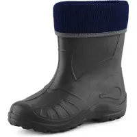 Ladeheid Kinder Mädchen Jungen Federleichte Eva Thermo Gummistiefel Gefüttert KL058 (Graphit, 30)