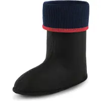 Ladeheid Kinder Mädchen Jungen Wärmende Stiefelsocken für Gummistiefel Innenschuh KL058 (Rot, 24 EU)