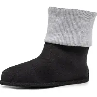 Ladeheid Kinder Gummistiefel Stiefelsocken Innenschuh Wärmende Socken für Regenstiefel LA-CA-10 LA-CA-11(Grau, 30/31)