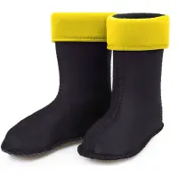 Ladeheid Kinder Mädchen Jungen Wärmende Stiefelsocken für Gummistiefel Innenschuh für Modell LA-KL-EVA-Kids und KL050, KL045 (Sonnig, 26 EU)