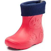 Ladeheid Kinder Federleichte Gummistiefel Thermo mit Fütterung LA-CA-Panda249(Korall, 22/23)