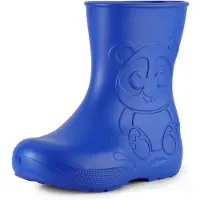 Ladeheid Eva Kinder Jungen Mädchen Gummistiefel Regenschuhe LA-CA-10 (Blau, 30/31 EU)