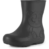 Ladeheid Eva Kinder Jungen Mädchen Gummistiefel Regenschuhe LA-CA-10 (Carbone, 22/23 EU)