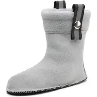 Ladeheid Kinder Gummistiefel Stiefelsocken mit Verschluss Wärmende Socken für Regenstiefel LA-CA-01 LA-CA-03 LA CA-04 (Grau, 28/29 EU)