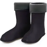 Ladeheid Kinder Mädchen Jungen Wärmende Stiefelsocken für Gummistiefel Innenschuh für Modell LA-KL-EVA-Kids und KL050, KL045 (Graphit, 26 EU)