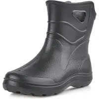 Ladeheid Herren leichte Eva Gummistiefel KL027M (Schwarz, 43)