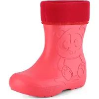 Ladeheid Eva Kinder Jungen Mädchen Gummistiefel Regenschuhe gefüttert LA-CA-11 (Korall, 22/23 EU)