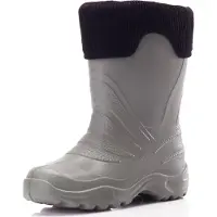 Ladeheid Kinder Mädchen Jungen federleichte Eva Thermo Gummistiefel gefüttert LA-861 (Grau/Schwarz, 28/29)
