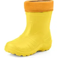 Ladeheid Kinder Mädchen Jungen federleichte Eva Thermo Gummistiefel Regenstiefel gefüttert KL050 (Sonnig, 28 EU)