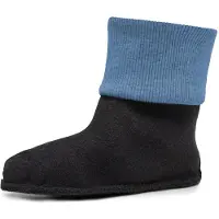 Ladeheid Kinder Gummistiefel Stiefelsocken Innenschuh Wärmende Socken für Regenstiefel LA-CA-10 LA-CA-11(Blau, 28/29)