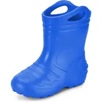 Ladeheid Kinder Mädchen Jungen federleichte Eva Gummistiefel KL051-S (Blau, 32 EU)