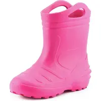 Ladeheid Kinder Mädchen Jungen federleichte Eva Thermo Gummistiefel gefüttert KL051 (Rosa, 33)