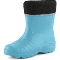 Ladeheid Kinder Mädchen Jungen Federleichte Eva Thermo Gummistiefel Gefüttert KL058 (Hellblau, 23)
