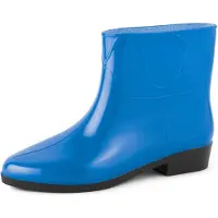 Ladeheid Damen Kurze Gummistiefel LAZT201801 (Blau, 40 EU)
