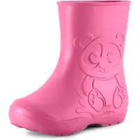 Ladeheid Eva Kinder Jungen Mädchen Gummistiefel Regenschuhe LA-CA-10 (Rosa, 32/33 EU)