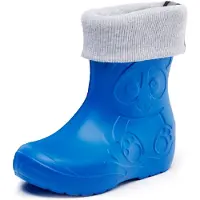Ladeheid Kinder Federleichte Gummistiefel Thermo mit Fütterung LA-CA-Panda249(Blau, 22/23)