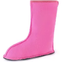 Ladeheid Kinder Mädchen Jungen Wärmende Stiefelsocken Innenschuh für Gummistiefel LA-CA-10 LA-CA-11 (Rosarot, 32/33 EU)