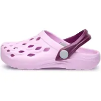 Ladeheid Clogs Kinder Schuhe für Mädchen und Jungen leichte Gartenclogs Gartenschuhe Kinder LA-CA-14 (Lilla, 24/25 EU)